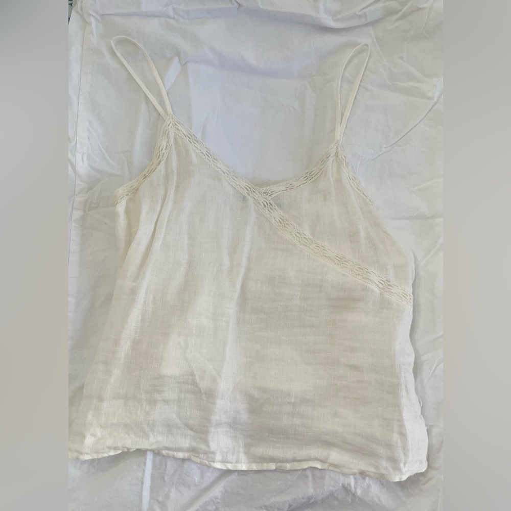 Zara embroidered tank top